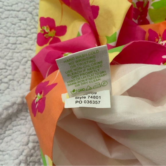 Lilly Pulitzer Betsey Dress Pink Falling For You Floral Strapless Preppy Size 2 - Picture 11 of 15